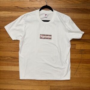 Supreme x Burberry box logo tee